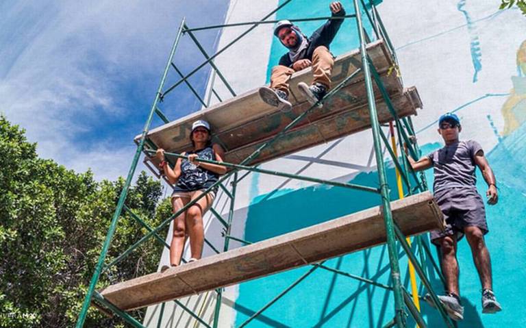 Comex y Colectivo Tomate pintan murales en La Paz - El Sudcaliforniano |  Noticias Locales, Policiacas, sobre México, Baja California Sur y el Mundo